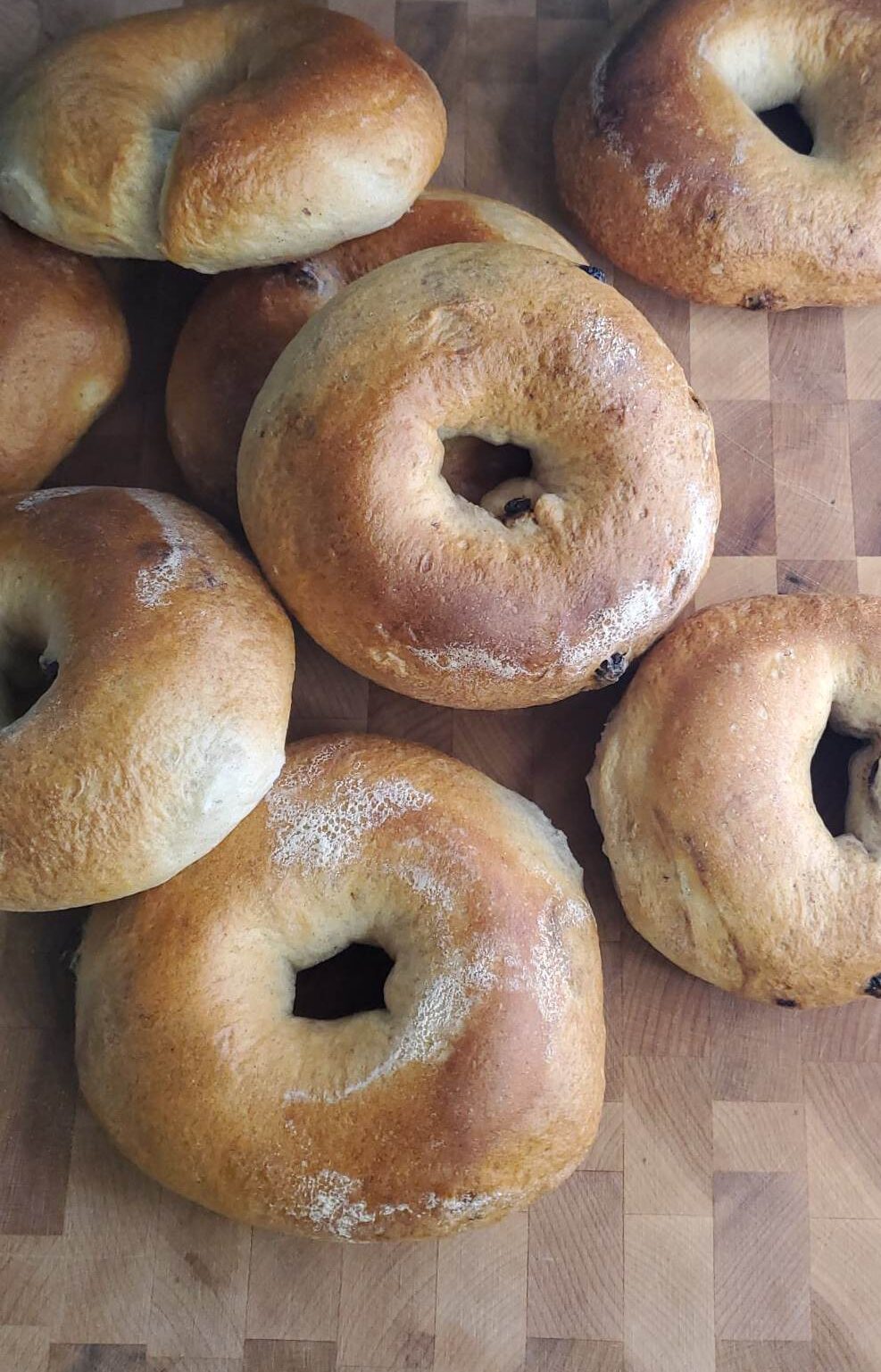 Cinnamon Raisin Bagels